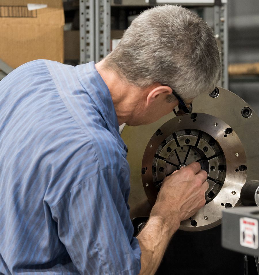 Four hoses hooked up to connector